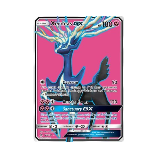 포켓몬 TCG 제르네아스 GX RU 포비든 라이트 (영문판)