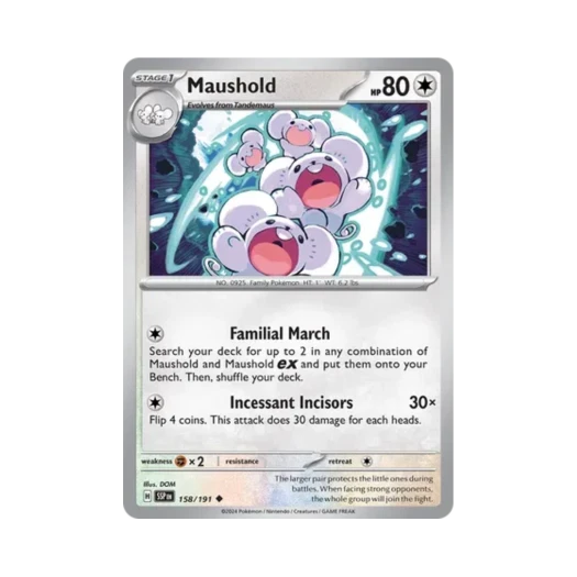 포켓몬 TCG 파밀리쥐 U 서징 스파크 (영문판) 카드 이미지