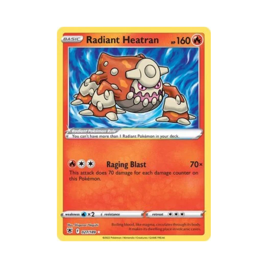 포켓몬 TCG 찬란한 히드런 RR 아스트랄 레디안스 (영문판)