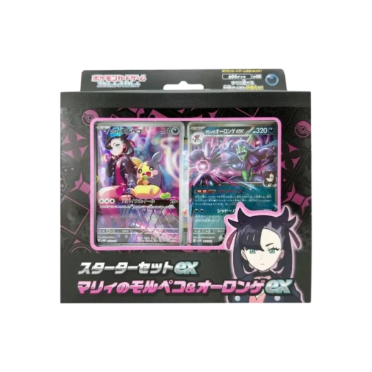 포켓몬 TCG 스칼렛 & 바이올렛 스타터 세트 ex 마리의 모르페코 & 오롱털 ex 박스 (일어판) 카드 이미지