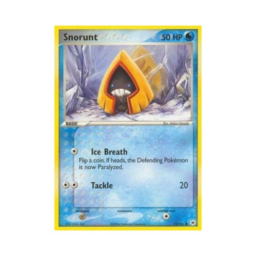 Pokemon TCG Snorunt C EX Hidden Legends (English Ver.)