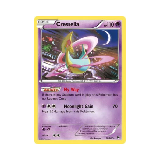 Pokemon TCG Cresselia R BREAKthrough (English Ver.)