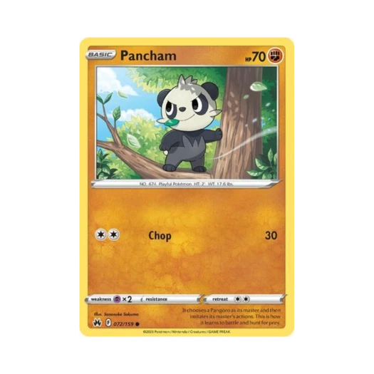 포켓몬 TCG 판짱 C 크라운 제니스 (영문판)