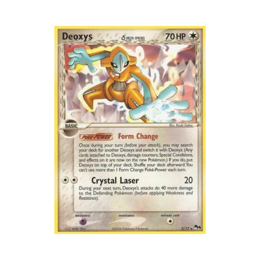 포켓몬 TCG 테오키스 R 팝 시리즈 4 (영문판)