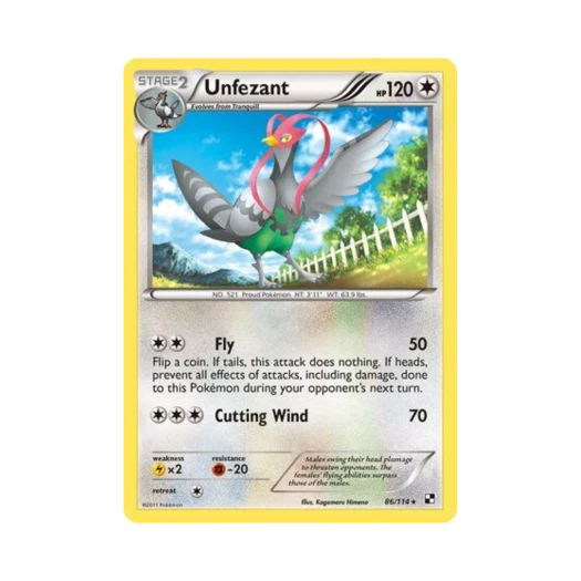 포켓몬 TCG 켄호로우 R 블랙 & 화이트 (영문판)