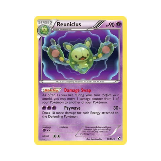 포켓몬 TCG 란쿨루스 RH 블랙 & 화이트 (영문판)