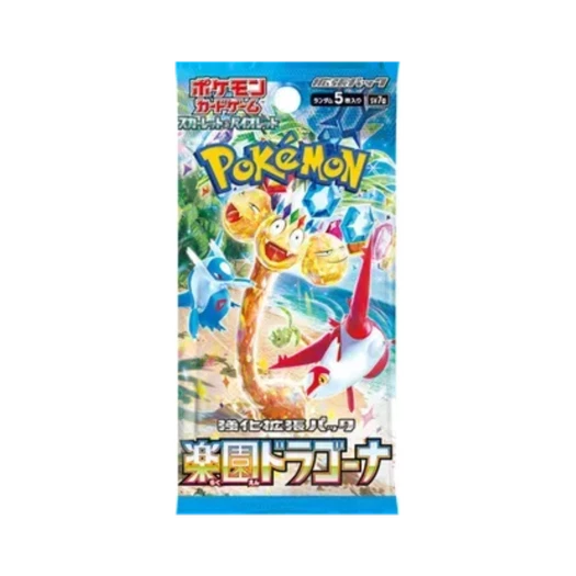 포켓몬 TCG 스칼렛&바이올렛 강화 확장팩 낙원 드래고나 팩 (5장/일어판) 카드 이미지