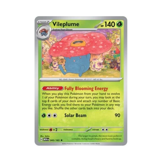 Pokemon TCG Vileplume R Scarlet & Violet 151 (English Ver.)