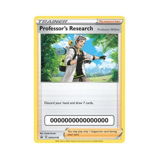 Pokemon TCG Professor's Research P Sword & Shield Promos (English Ver.)