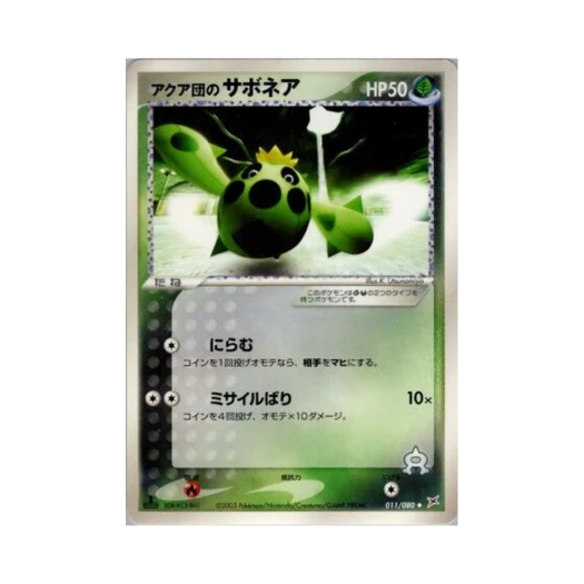 포켓몬 TCG 아쿠아단의 선인왕 U 마그마 VS 아쿠아: 두 야망(일어판)