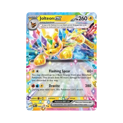 포켓몬 TCG 쥬피썬더 ex DR 프리즈매틱 에볼루션즈 (영문판)