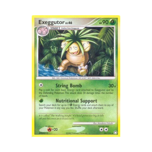 Pokemon TCG Exeggutor R Mysterious Treasures (English Ver.)