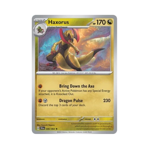 Pokemon TCG Haxorus R Shrouded Fable (English Ver.)