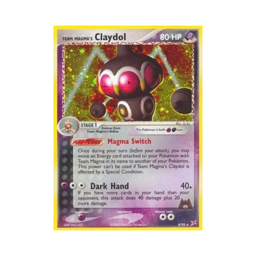 Pokemon TCG Team Magma's Claydol RH EX Team Magma vs Team Aqua (English Ver.)