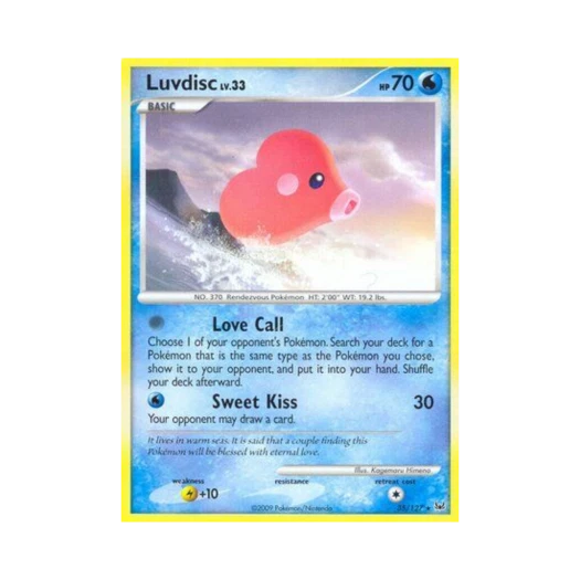 Pokemon TCG Luvdisc R Platinum (English Ver.)