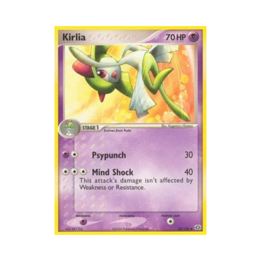 Pokemon TCG Kirlia U EX Emerald (English Ver.)