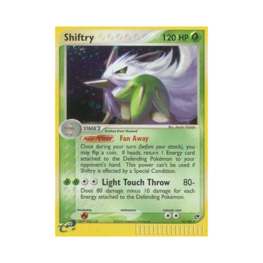 Pokemon TCG Shiftry RH EX Sandstorm (English Ver.)