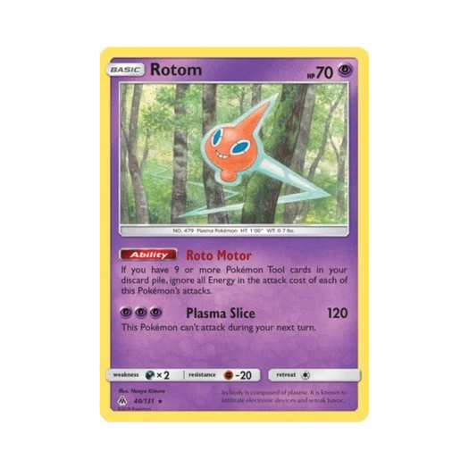 Pokemon TCG Rotom R Forbidden Light (English Ver.)