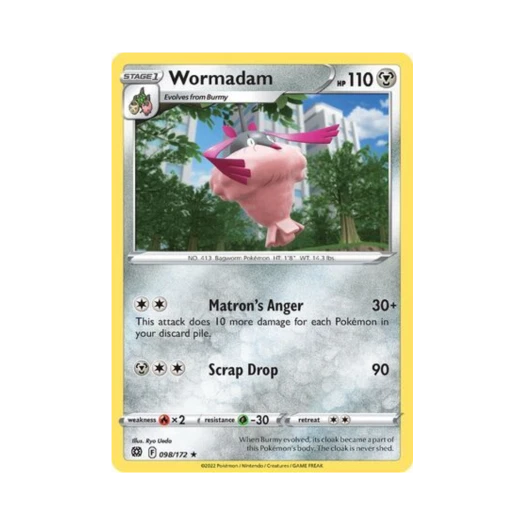 Pokemon TCG Wormadam R Brilliant Stars (English Ver.)