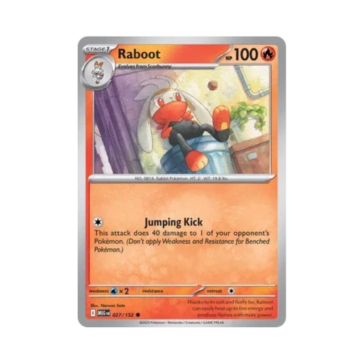 포켓몬 TCG 래비풋 C 메가 에볼루션 (영문판) 카드 이미지
