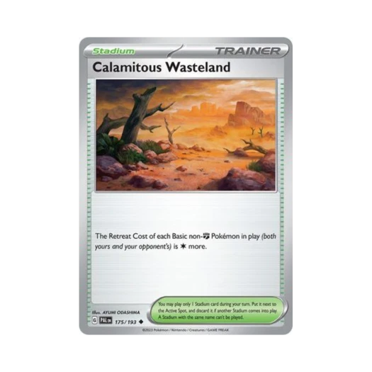 포켓몬 TCG 재앙의 황야 U 팔데아 이볼브드 (영문판)
