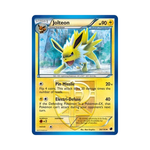 포켓몬 TCG 쥬피썬더 U 플라스마 프리즈 (영문판)