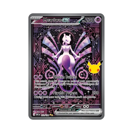 Pokemon TCG Mewtwo ex SAR 30th Celebration (English Ver.)
