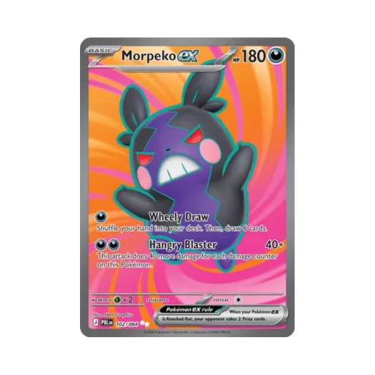 포켓몬 TCG 모르페코 ex UR 피치 블랙 (영문판) 카드 이미지