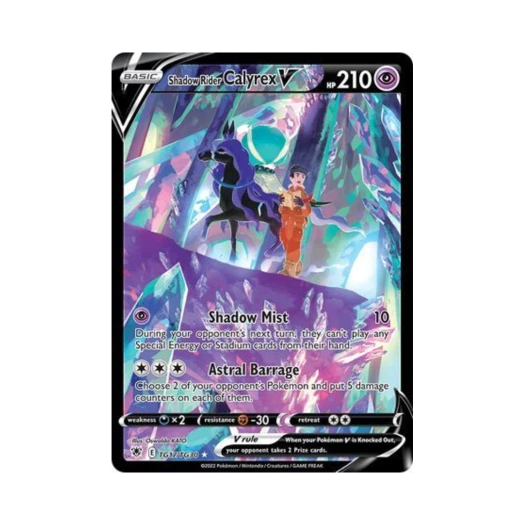 Pokemon TCG Shadow Rider Calyrex V HRV Astral Radiance (English Ver.)
