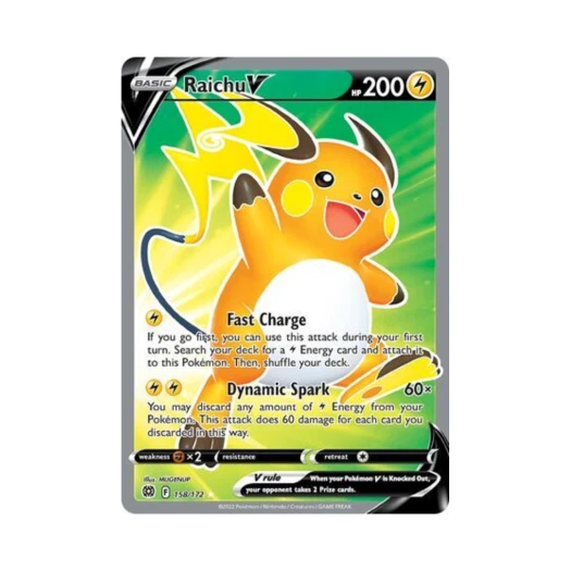 Pokemon TCG Raichu V RU Brilliant Stars (English Ver.)