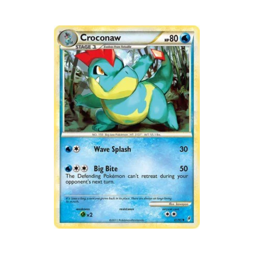 Pokemon TCG Croconaw U Call of Legends (English Ver.)