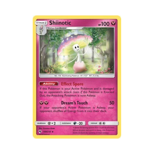 Pokemon TCG Shiinotic U Lost Thunder (English Ver.)