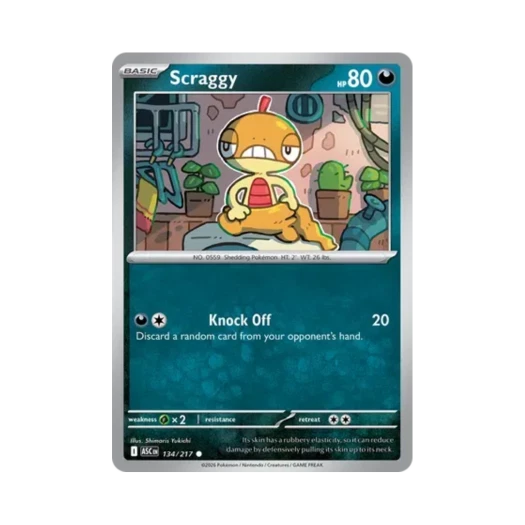 Pokemon TCG Scraggy C Mega Evolution Ascended Heroes (English Ver.)