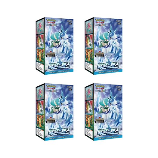 Pokemon TCG Sword & Shield Expansion Pack Silver Lance 4 Box (Pack of 120/Korean Ver.)