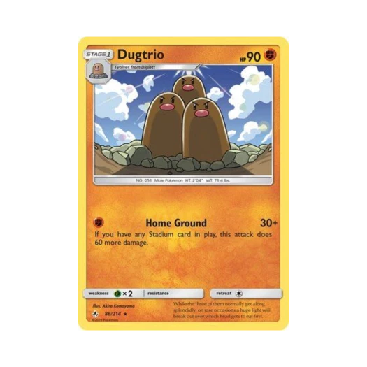 포켓몬 TCG 닥트리오 R 언브로큰 본즈 (영문판)