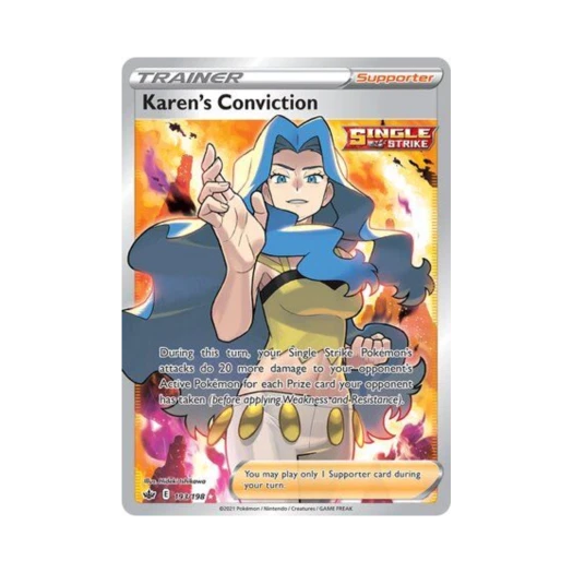 Pokemon TCG Karen's Conviction RU Chilling Reign (English Ver.)