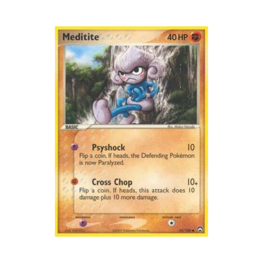 Pokemon TCG Meditite C EX Power Keepers (English Ver.)