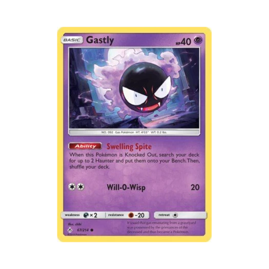 포켓몬 TCG 고오스 C 언브로큰 본즈 (영문판)