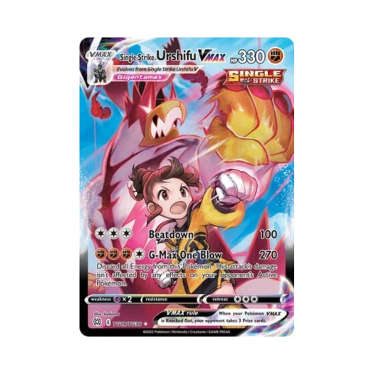 Pokemon TCG Single Strike Urshifu VMAX HRV Brilliant Stars (English Ver.)