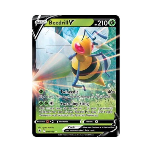 포켓몬 TCG 독침붕 V HRV 아스트랄 레디안스 (영문판)