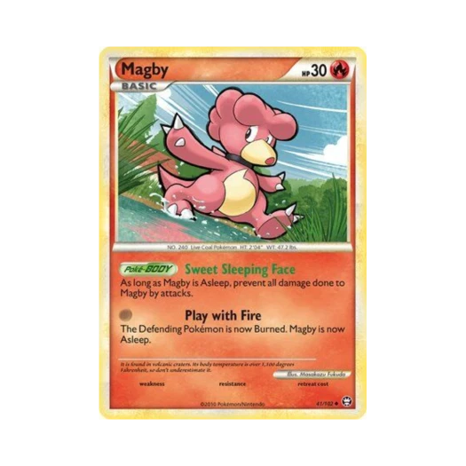 포켓몬 TCG 마그비 U 트라이엄펀트 (영문판)