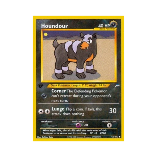 포켓몬 TCG 델빌 U 네오 데스티니 (영문판)