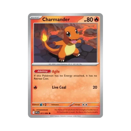 포켓몬 TCG 파이리 C 판타스말 플레임즈 (영문판) 카드 이미지