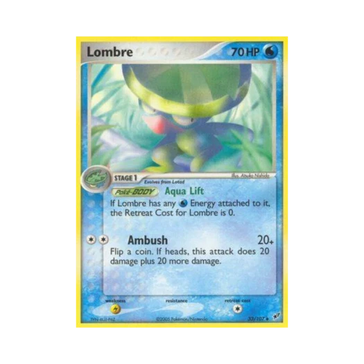 포켓몬 TCG 로토스 U EX 테오키스 (영문판)