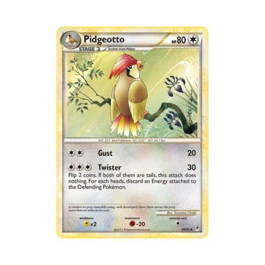 포켓몬 TCG 피죤 U 콜 오브 레전즈 (영문판)