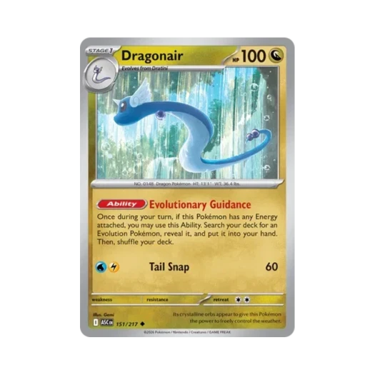 포켓몬 TCG 신뇽 U 메가 에볼루션 어센드 히어로즈 (영문판)