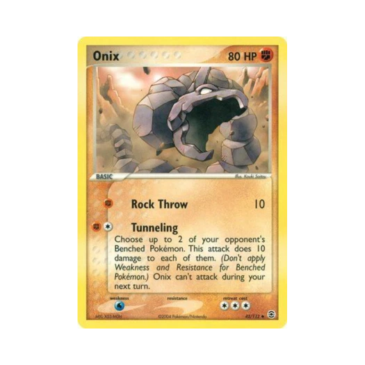 포켓몬 TCG 롱스톤 U EX 파이어레드 & 리프그린 (영문판)