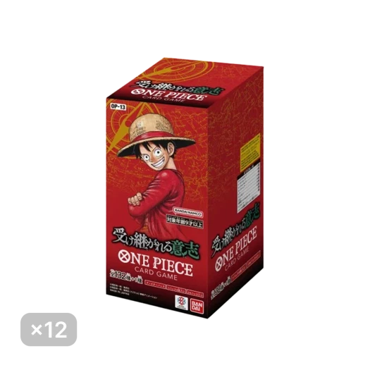 원피스 TCG OP-13 부스터 팩 계승되는 의지 12 박스 (288팩/일어판) 상품 이미지