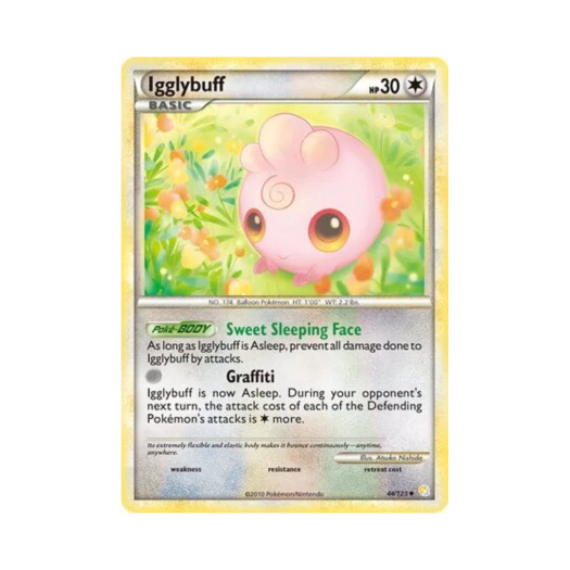 Pokemon TCG Igglybuff U HeartGold & SoulSilver (English Ver.)