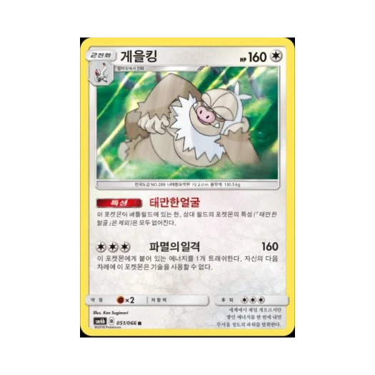 포켓몬 TCG 게을킹 R 챔피언로드 (한글판)